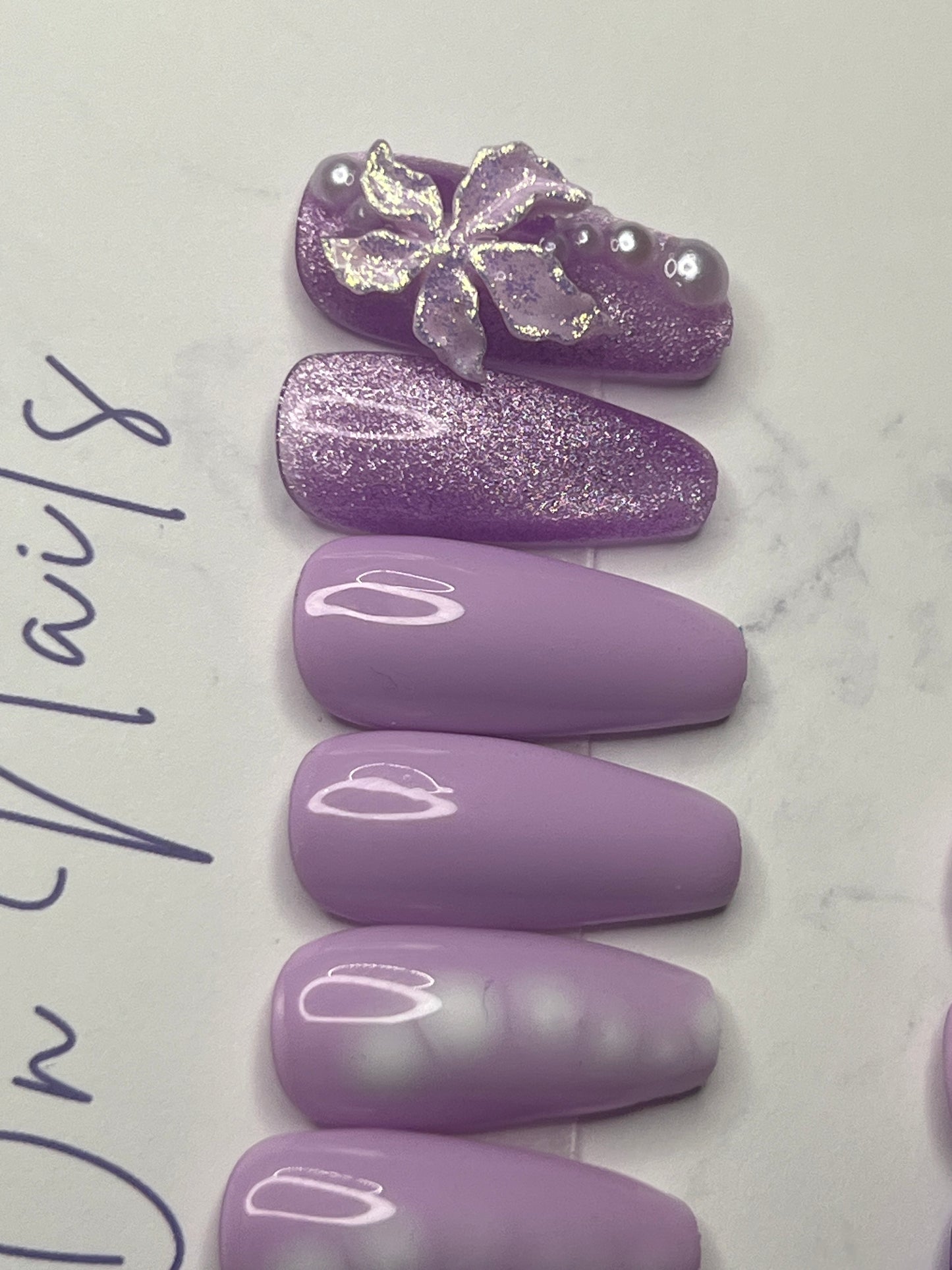 Purple Dream Medium Coffin