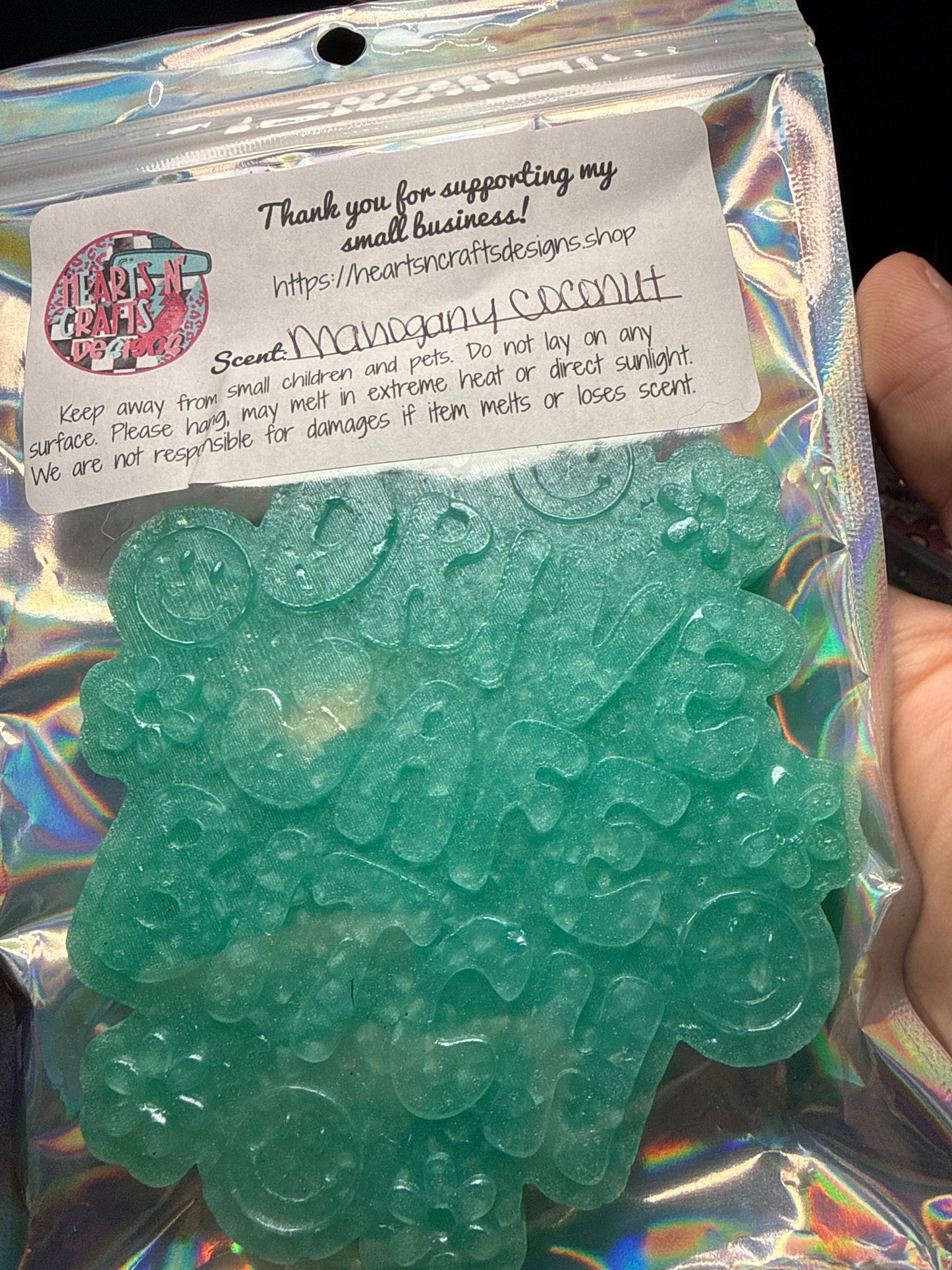 Drive Safe Bitch, Mahogany Coconut Scent