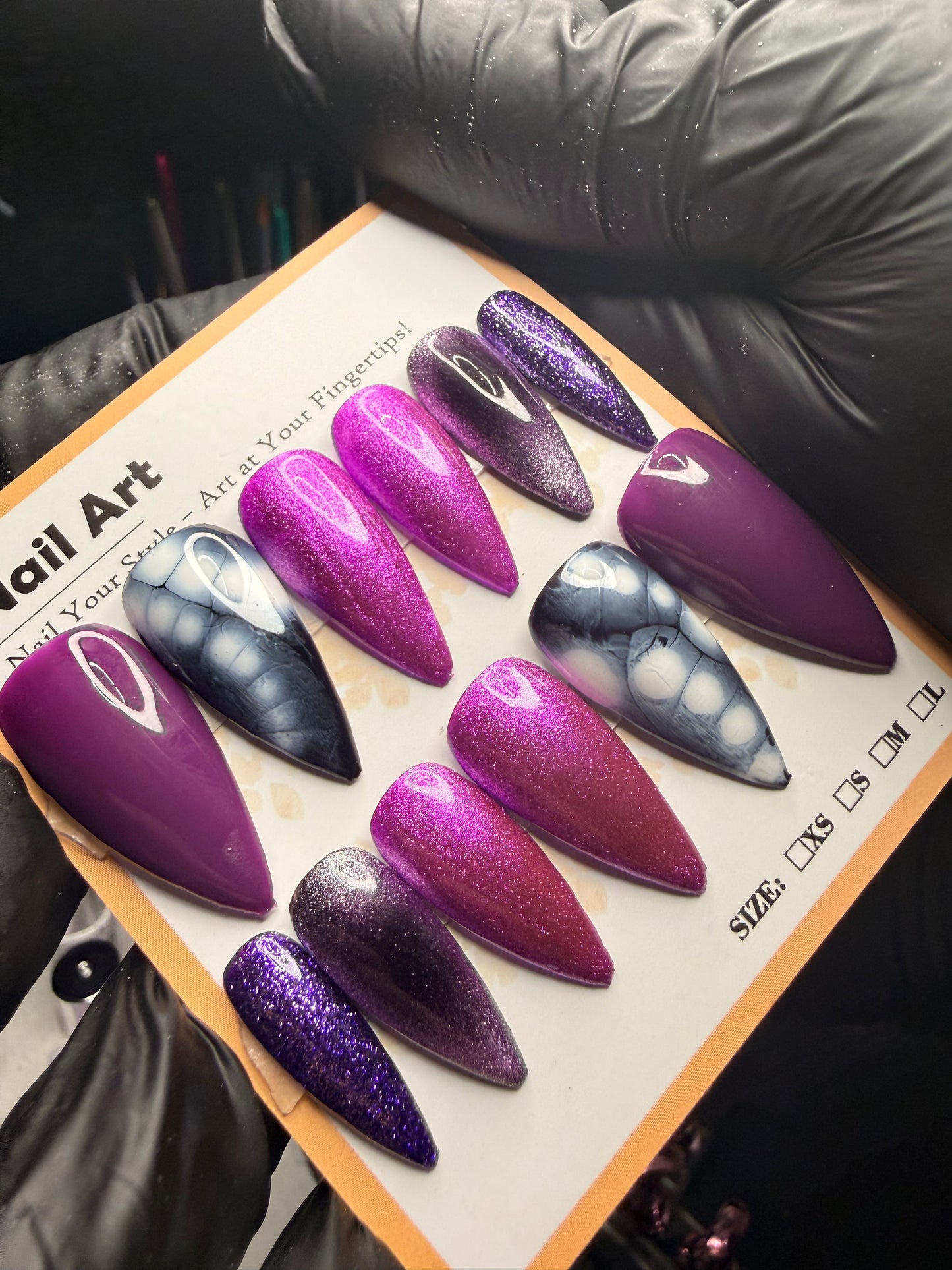 Short Stiletto Press on Nails