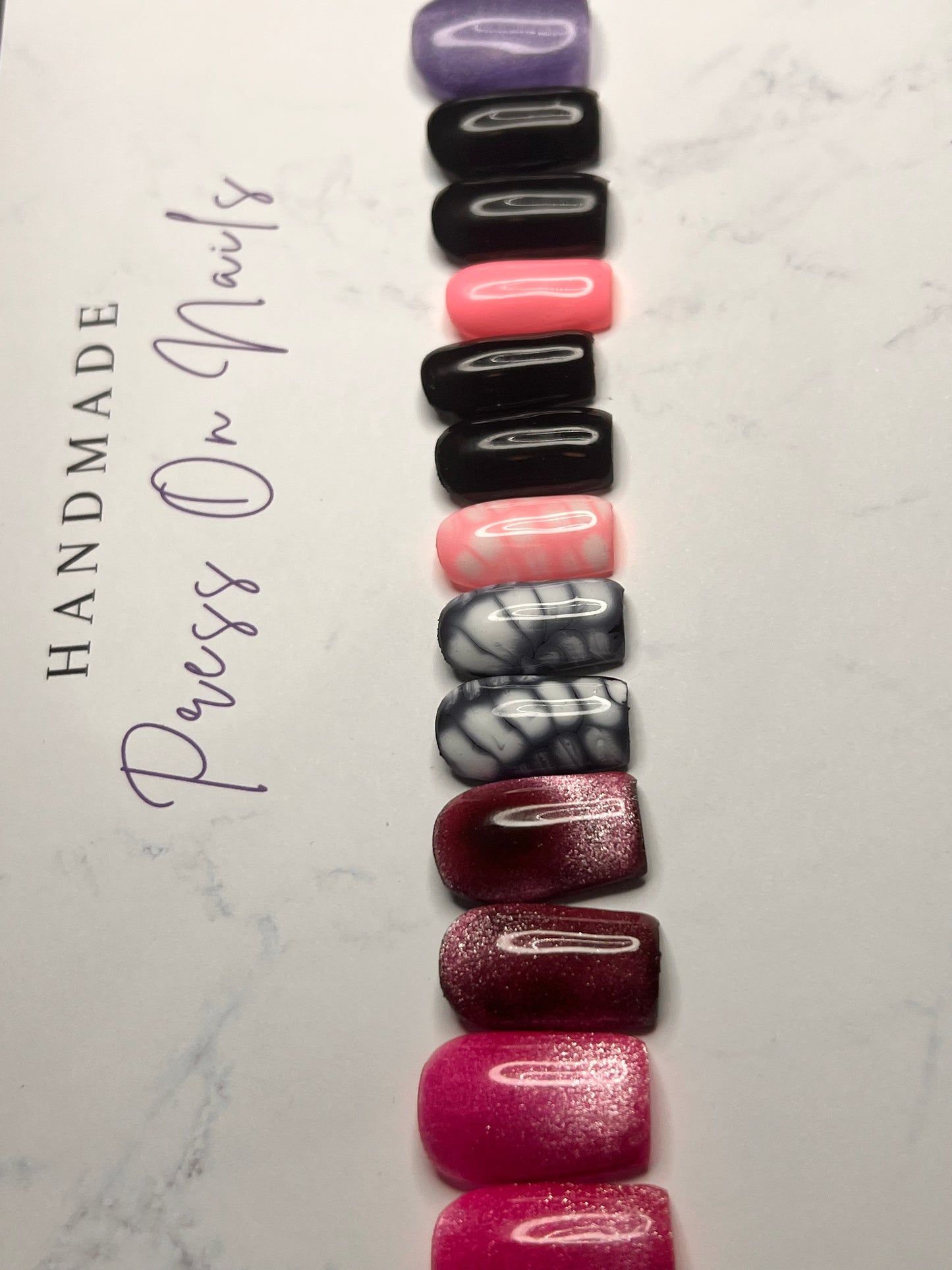 Pink Abstract: Short Square