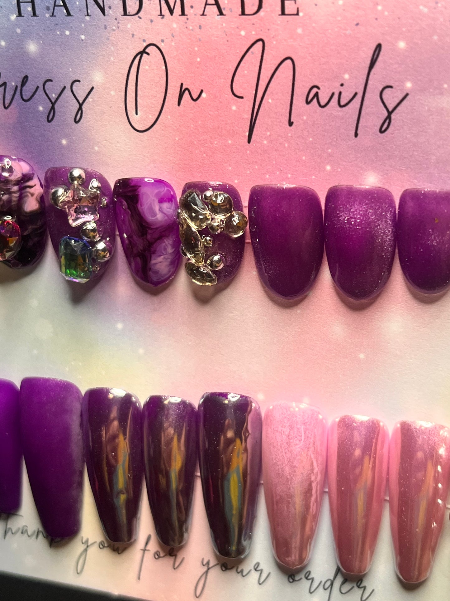 Purple Duo Short Round & Long Coffin Duo