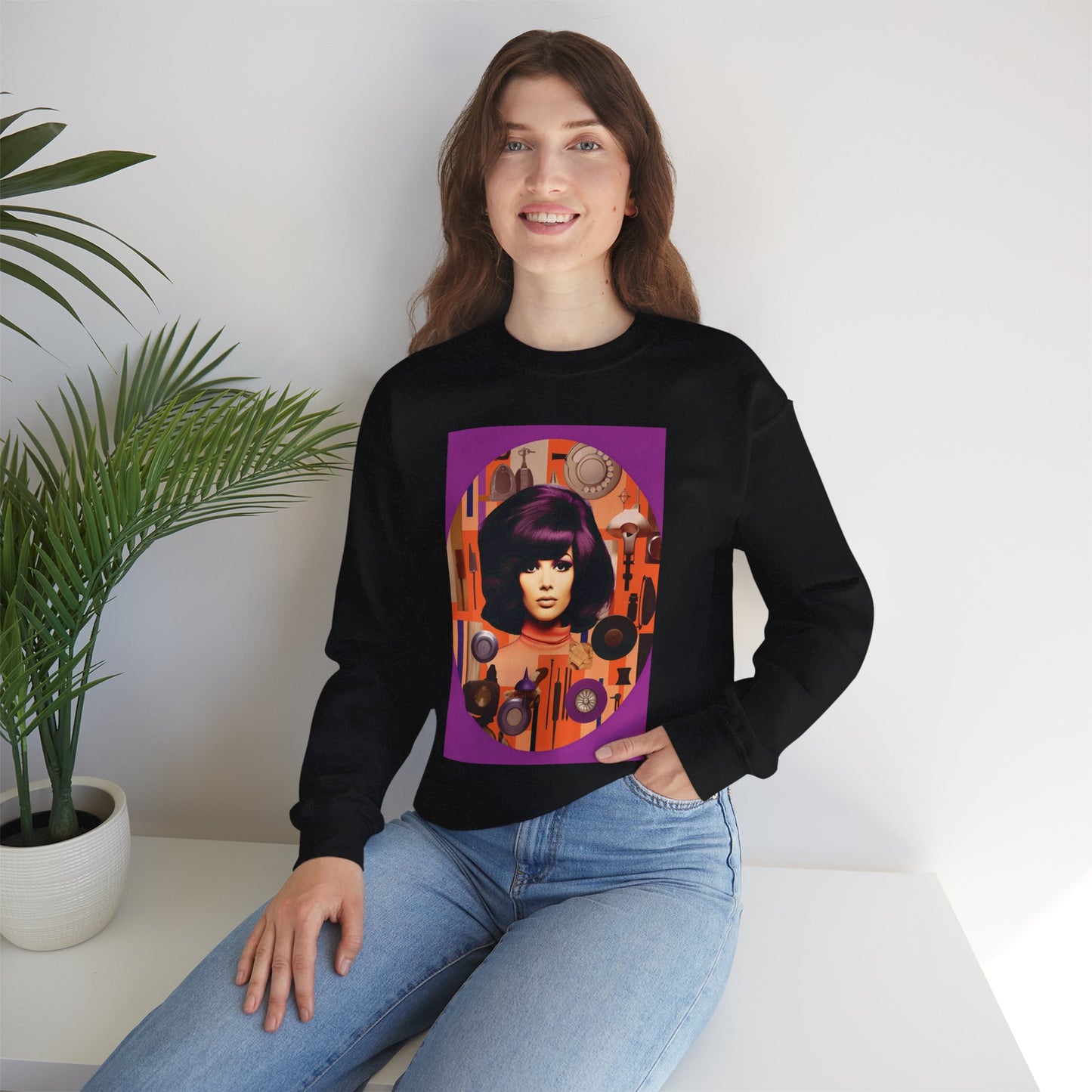 Purple Hue Unisex Heavy Blend™ Crewneck Sweatshirt