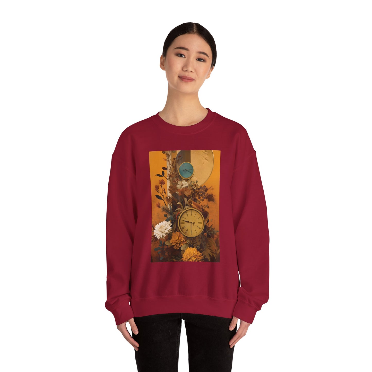 People, Time & Style: A Retro Journey Unisex Heavy Blend™ Crewneck Sweatshirt
