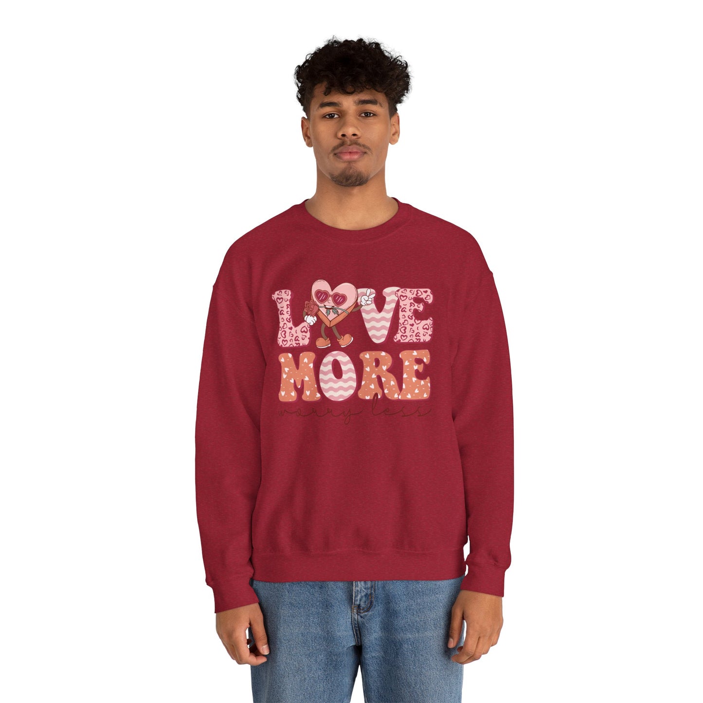 Love More Unisex Heavy Blend™ Crewneck Sweatshirt