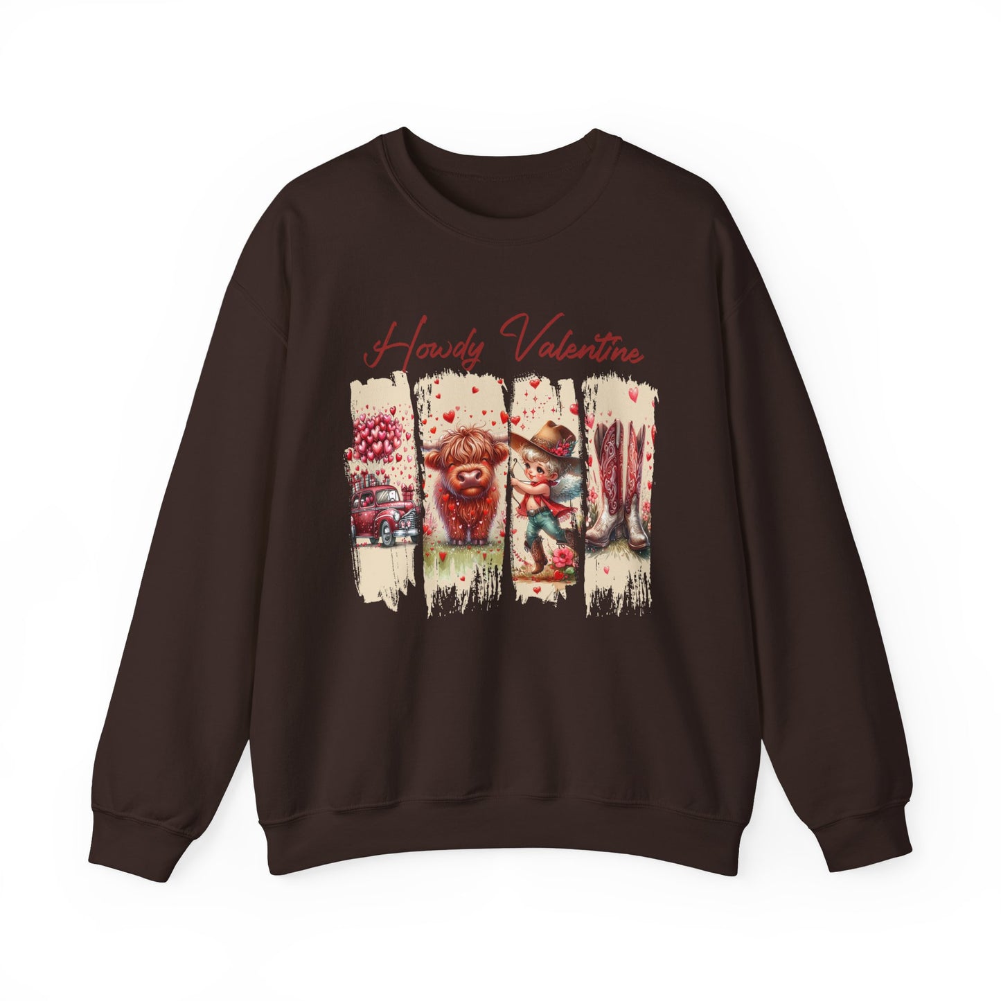 HOWDY Valentine Unisex Heavy Blend™ Crewneck Sweatshirt