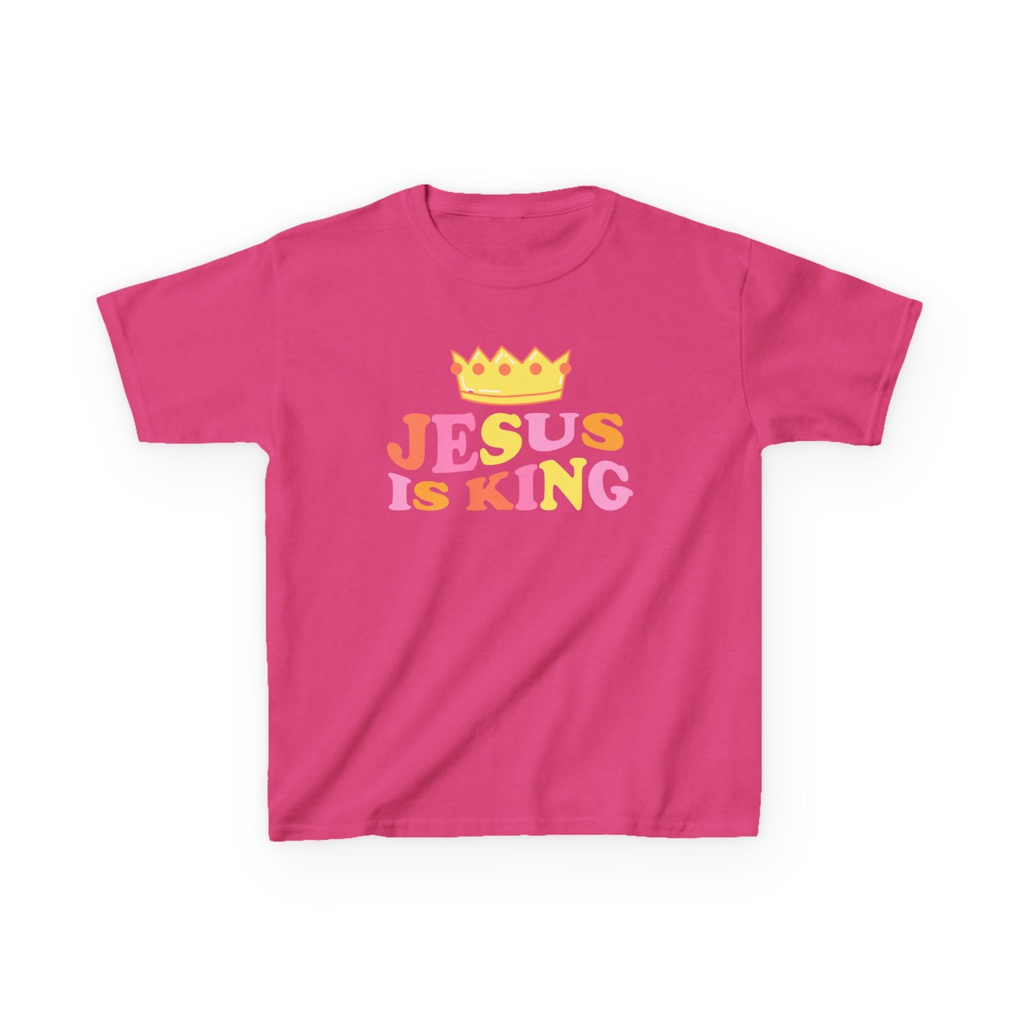 Jesus Is King Kids Heavy Cotton™ Tee
