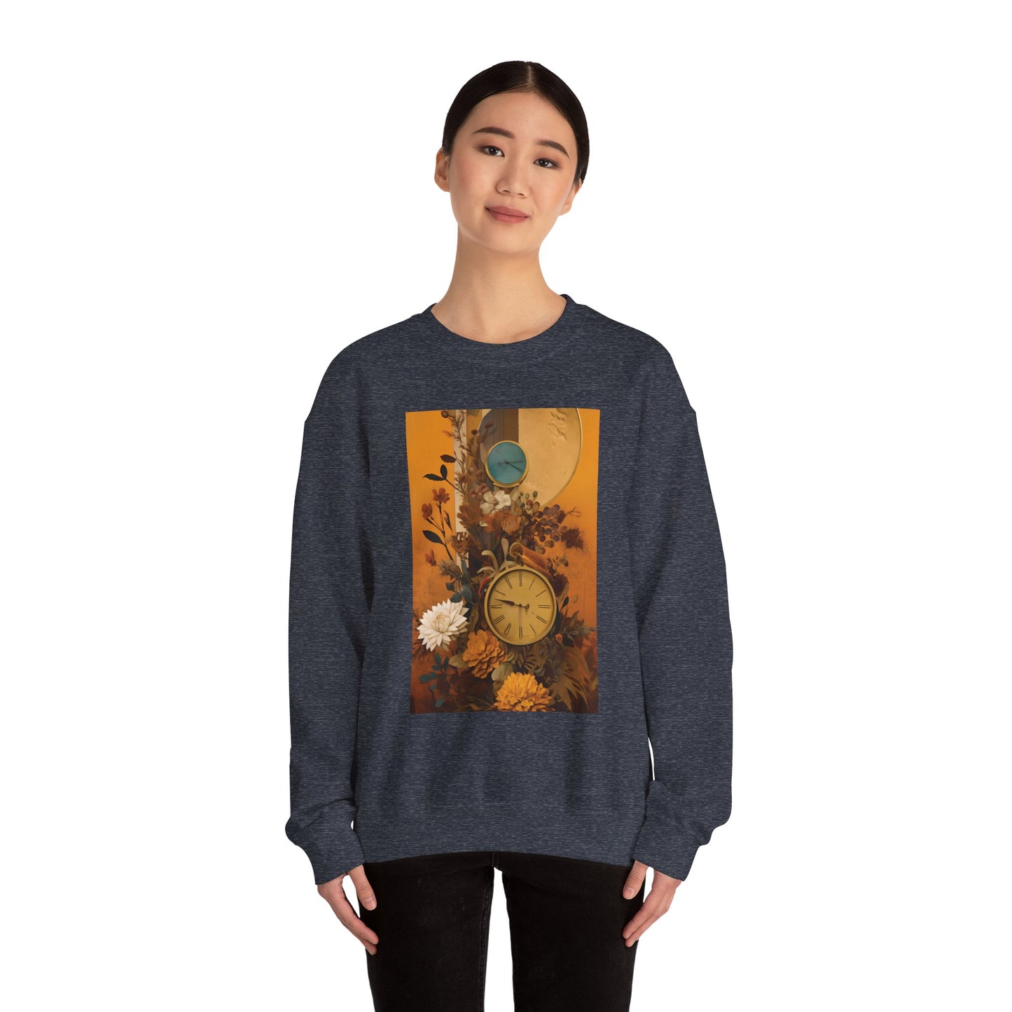 People, Time & Style: A Retro Journey Unisex Heavy Blend™ Crewneck Sweatshirt
