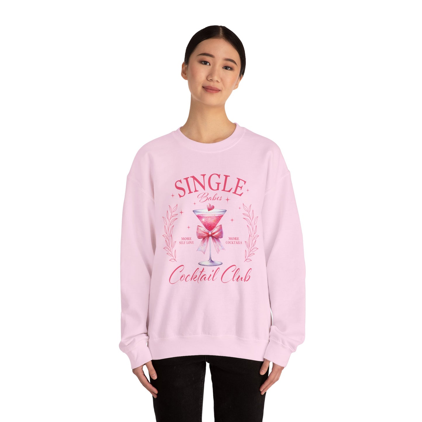 Single Babes Cocktail Club Unisex Heavy Blend™ Crewneck Sweatshirt