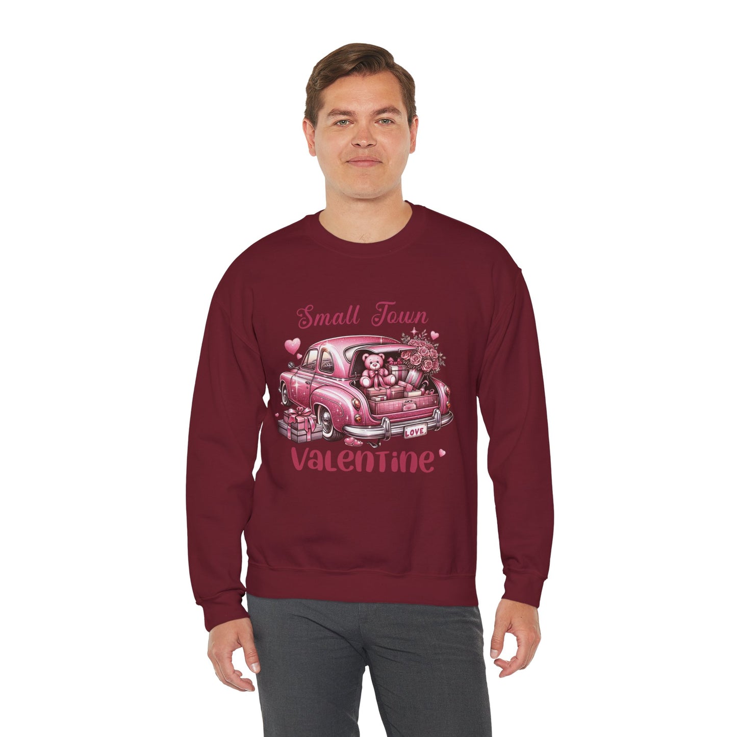 Small Town Valentine Unisex Heavy Blend™ Crewneck Sweatshirt