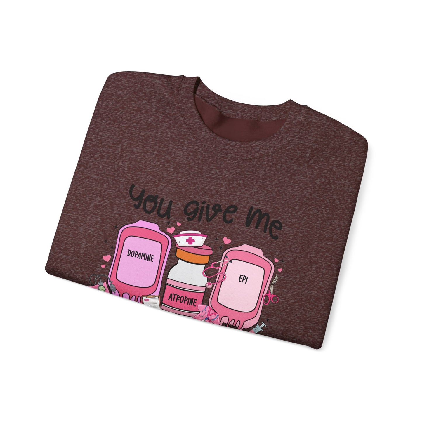 You Give Me Tachycardia Unisex Heavy Blend™ Crewneck Sweatshirt
