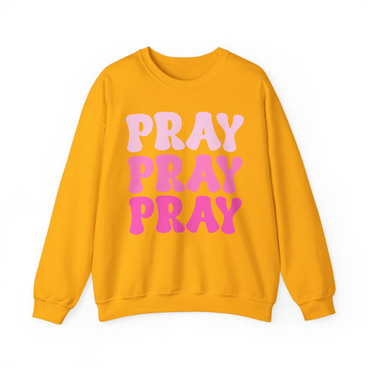 Pray Pray Pray Unisex Heavy Blend™ Crewneck Sweatshirt
