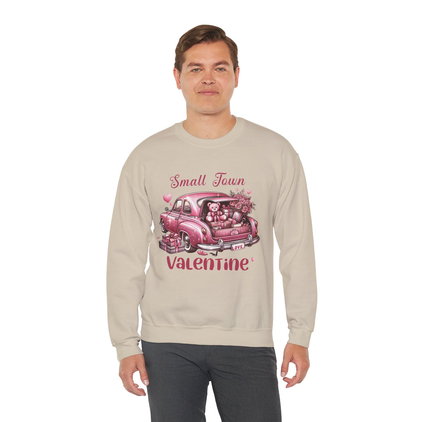 Small Town Valentine Unisex Heavy Blend™ Crewneck Sweatshirt