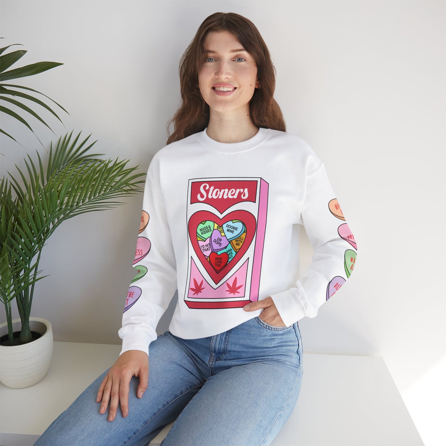 SweetHearts Stoner Unisex Heavy Blend™ Crewneck Sweatshirt