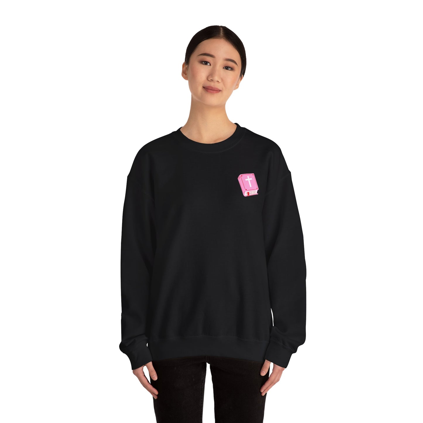 I 💗 Jesus Unisex Heavy Blend™ Crewneck Sweatshirt