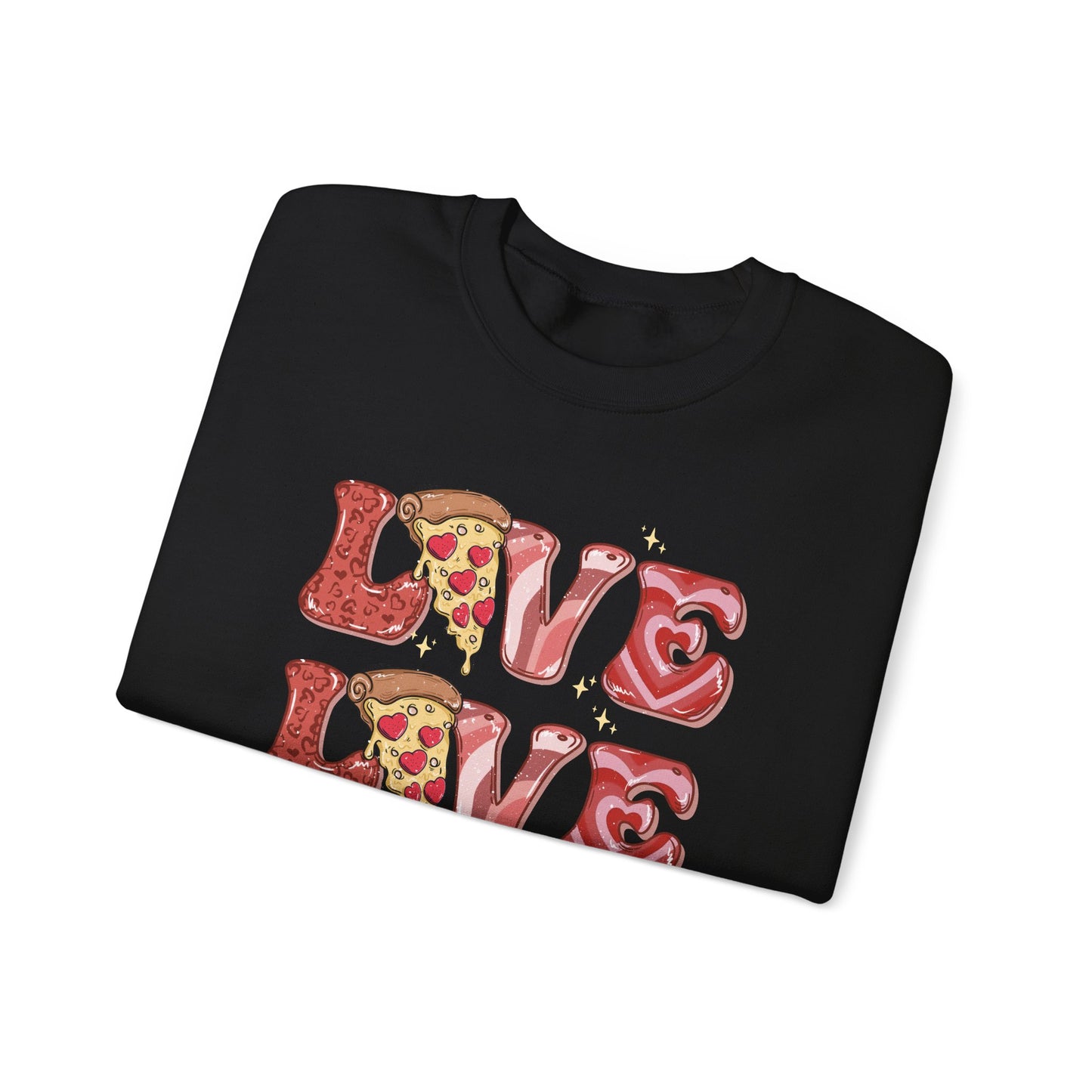 PIZZA Love Unisex Heavy Blend™ Crewneck Sweatshirt