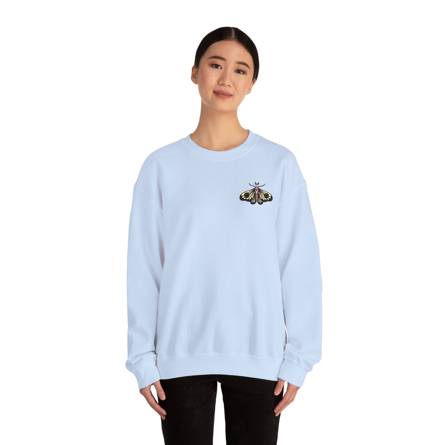 People, Time & Style: A Retro Journey Unisex Heavy Blend™ Crewneck Sweatshirt