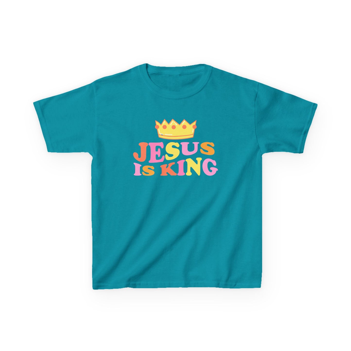 Jesus Is King Kids Heavy Cotton™ Tee