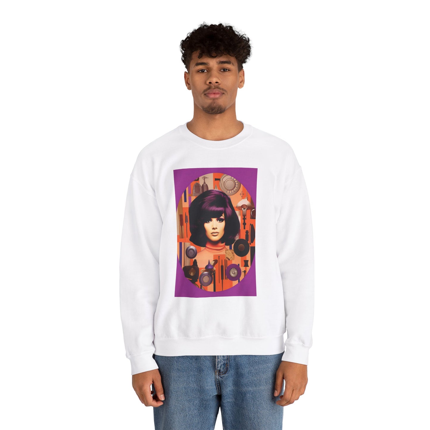Purple Hue Unisex Heavy Blend™ Crewneck Sweatshirt