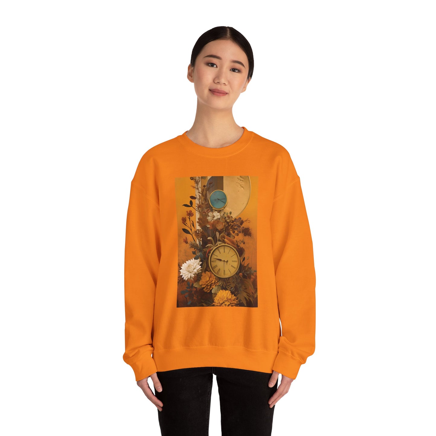 People, Time & Style: A Retro Journey Unisex Heavy Blend™ Crewneck Sweatshirt