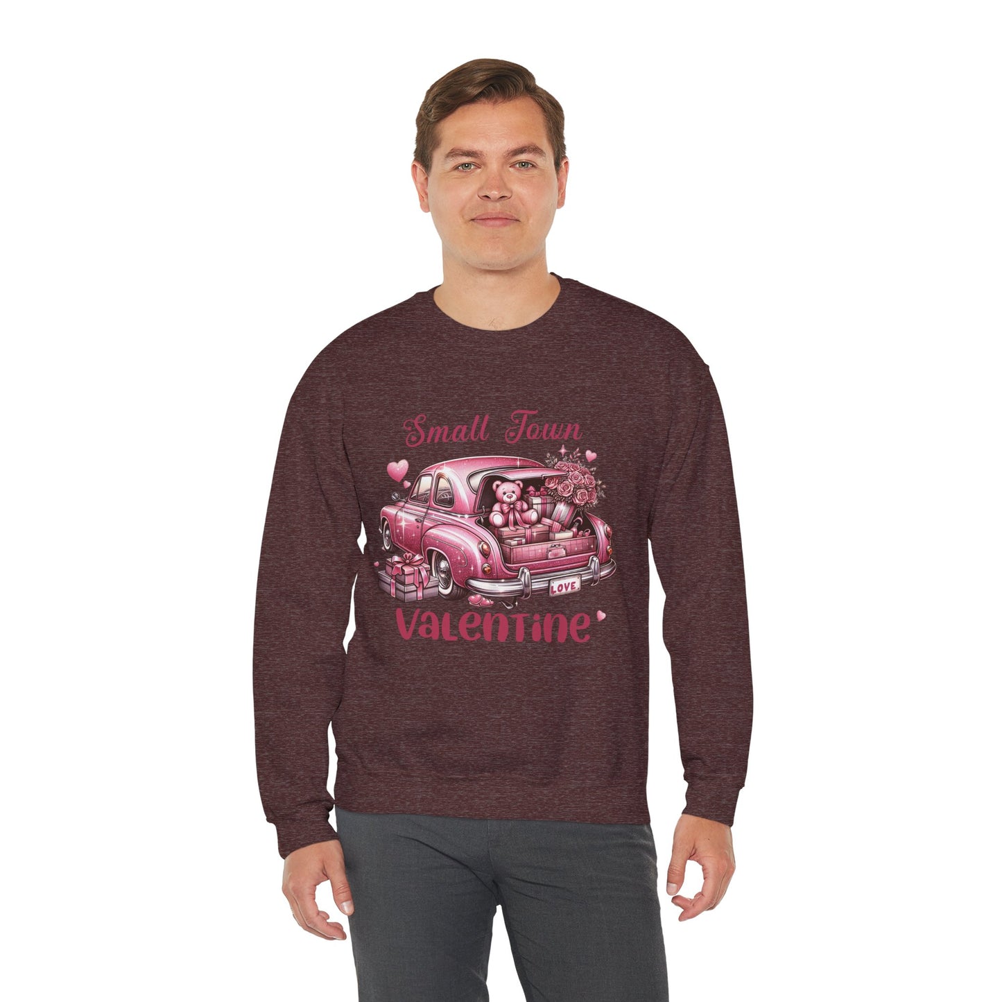 Small Town Valentine Unisex Heavy Blend™ Crewneck Sweatshirt