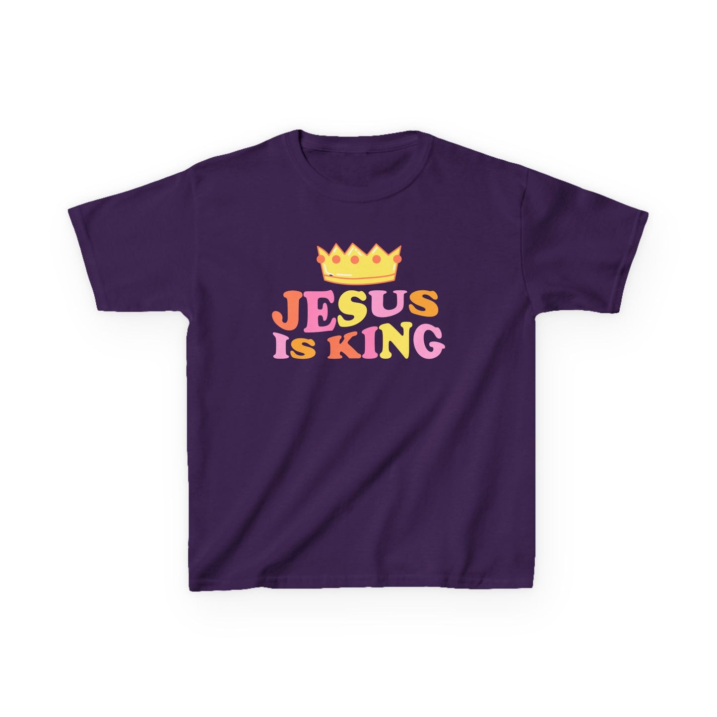 Jesus Is King Kids Heavy Cotton™ Tee