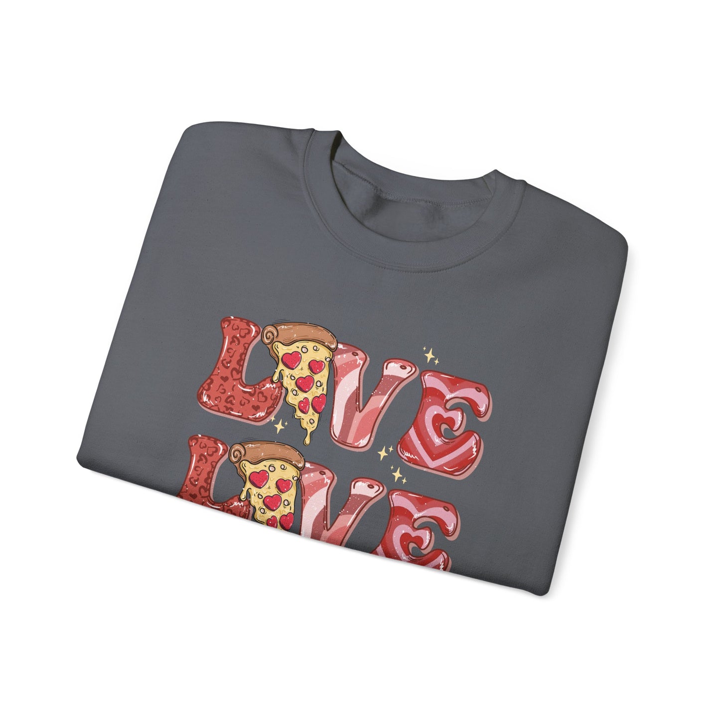 PIZZA Love Unisex Heavy Blend™ Crewneck Sweatshirt