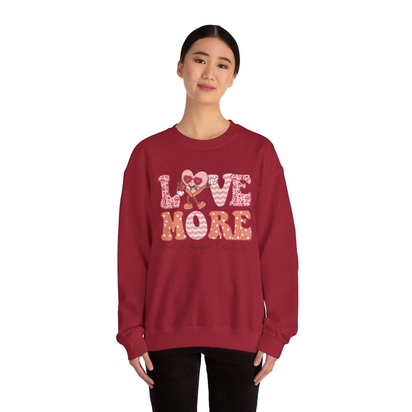Love More Unisex Heavy Blend™ Crewneck Sweatshirt