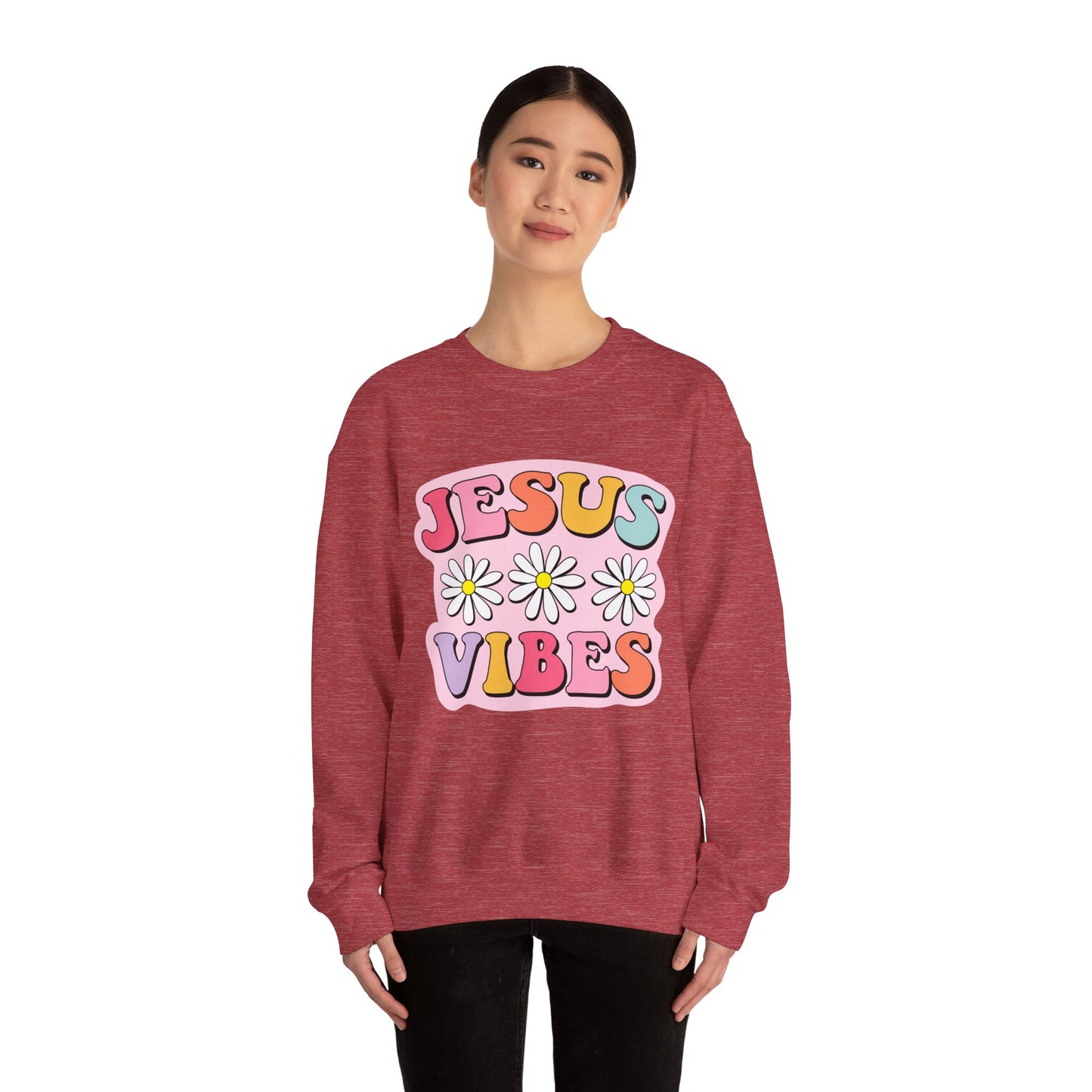 Jesus Vibes Unisex Heavy Blend™ Crewneck Sweatshirt