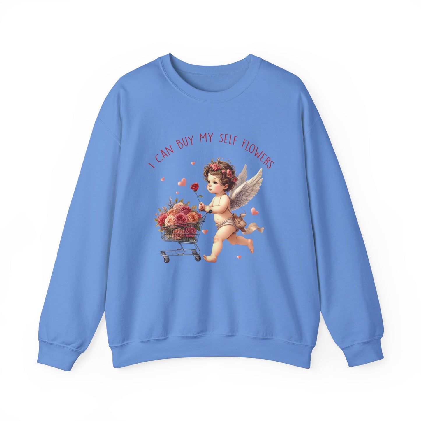 I Can Buy Myself Flowers Unisex Heavy Blend™ Crewneck Sweatshirt