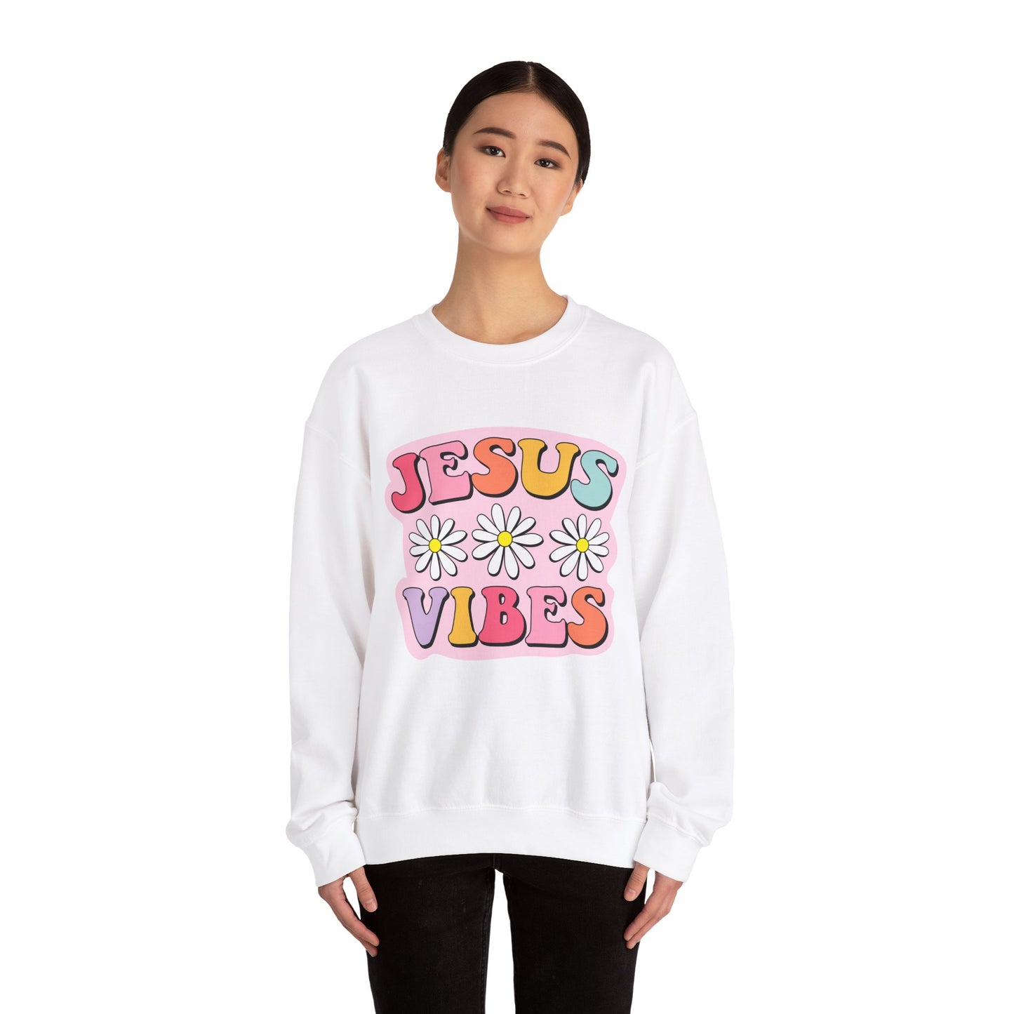 Jesus Vibes Unisex Heavy Blend™ Crewneck Sweatshirt