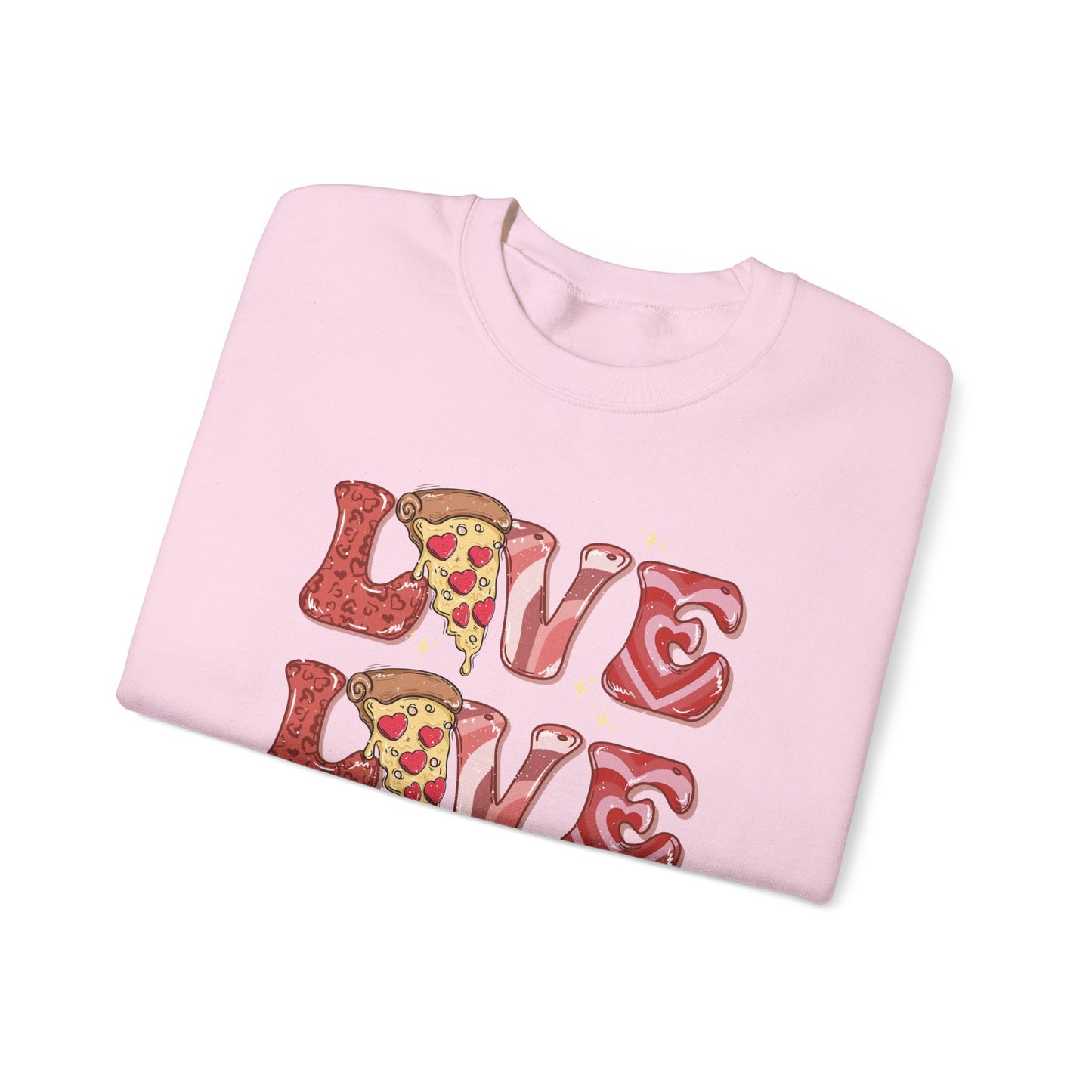 PIZZA Love Unisex Heavy Blend™ Crewneck Sweatshirt