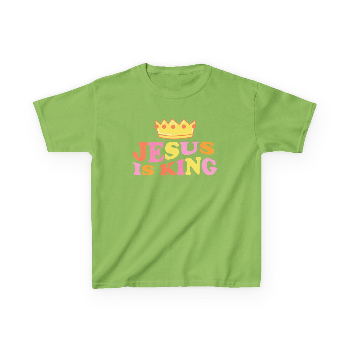 Jesus Is King Kids Heavy Cotton™ Tee