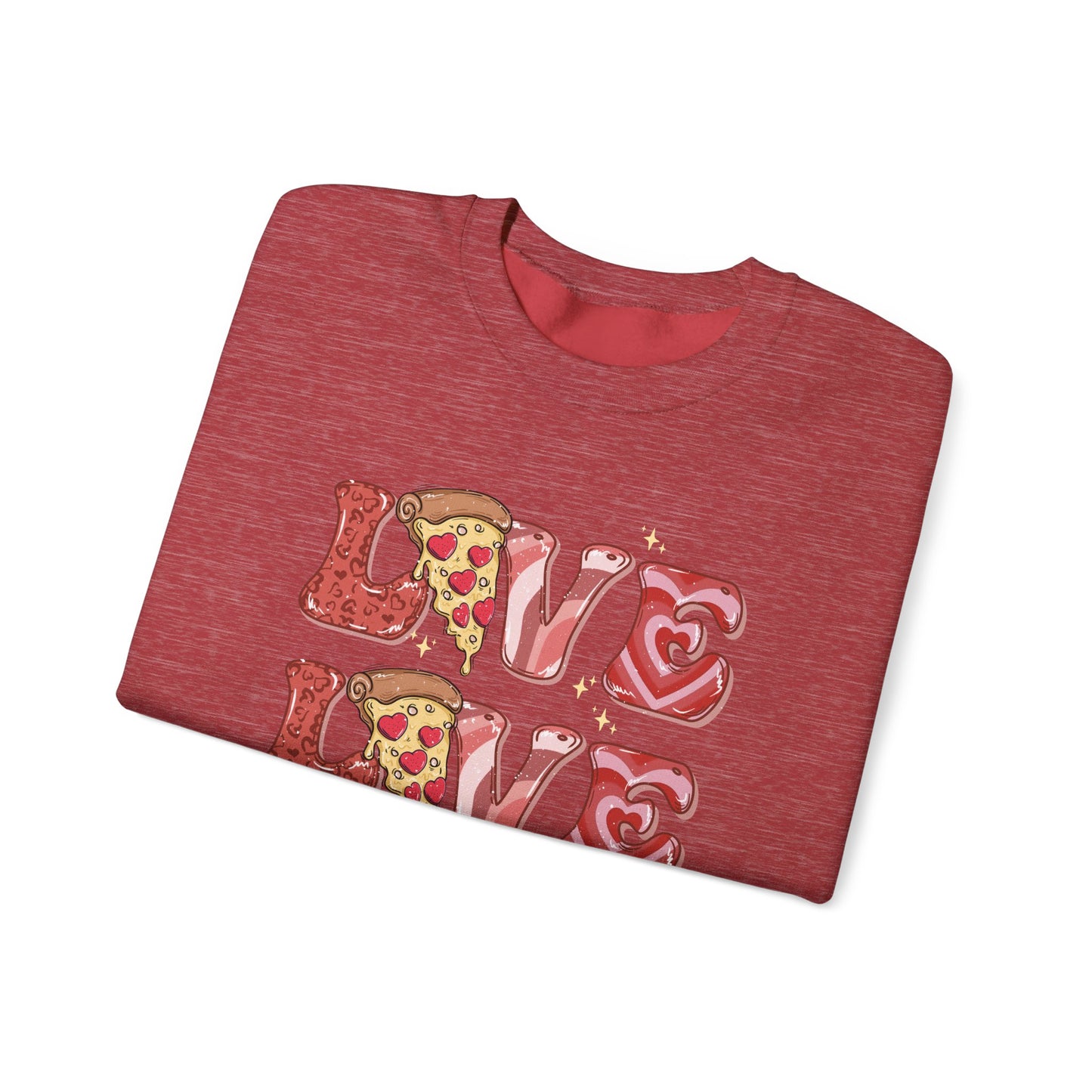 PIZZA Love Unisex Heavy Blend™ Crewneck Sweatshirt