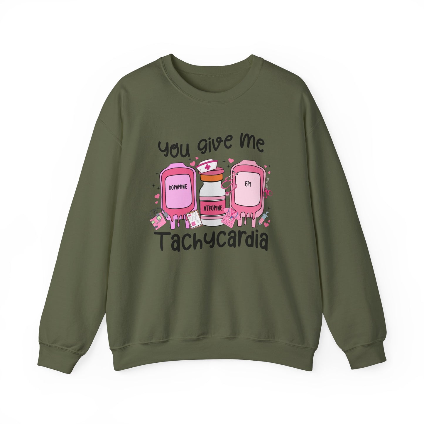 You Give Me Tachycardia Unisex Heavy Blend™ Crewneck Sweatshirt
