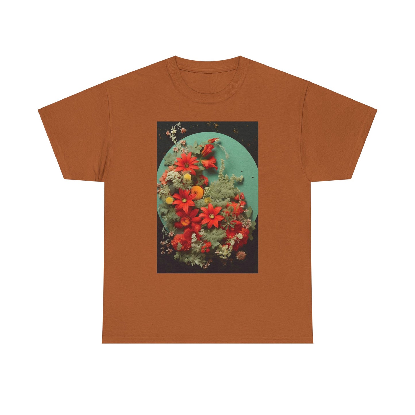 Flower Garden Unisex Heavy Cotton Tee
