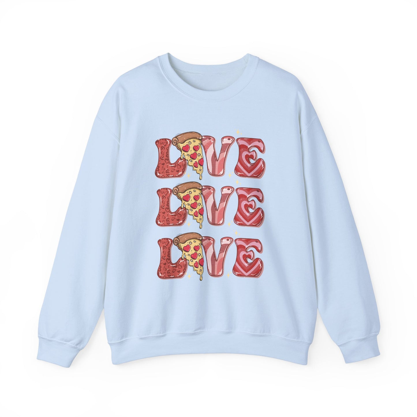 PIZZA Love Unisex Heavy Blend™ Crewneck Sweatshirt
