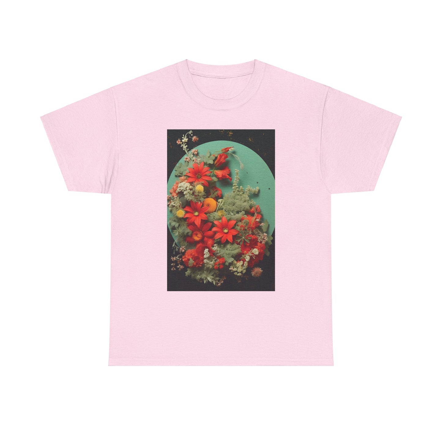 Flower Garden Unisex Heavy Cotton Tee