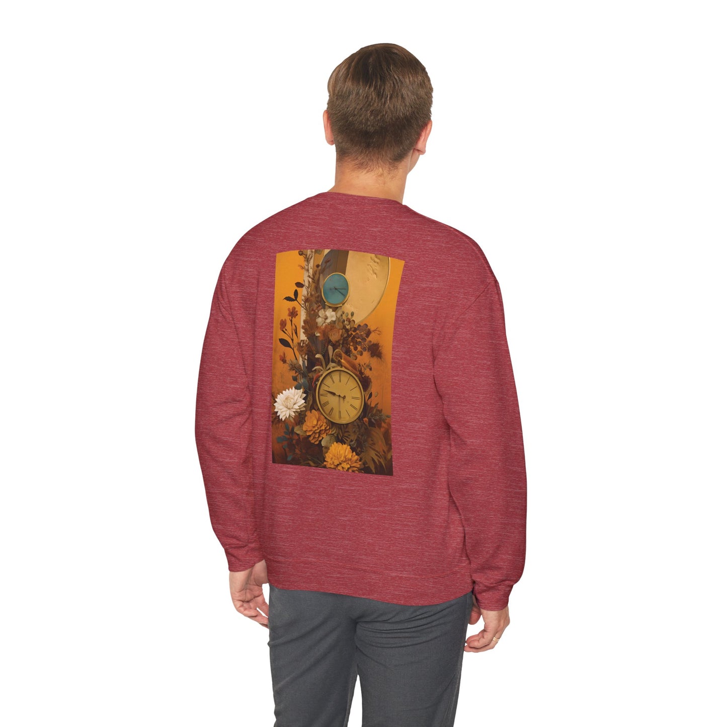 People, Time & Style: A Retro Journey Unisex Heavy Blend™ Crewneck Sweatshirt