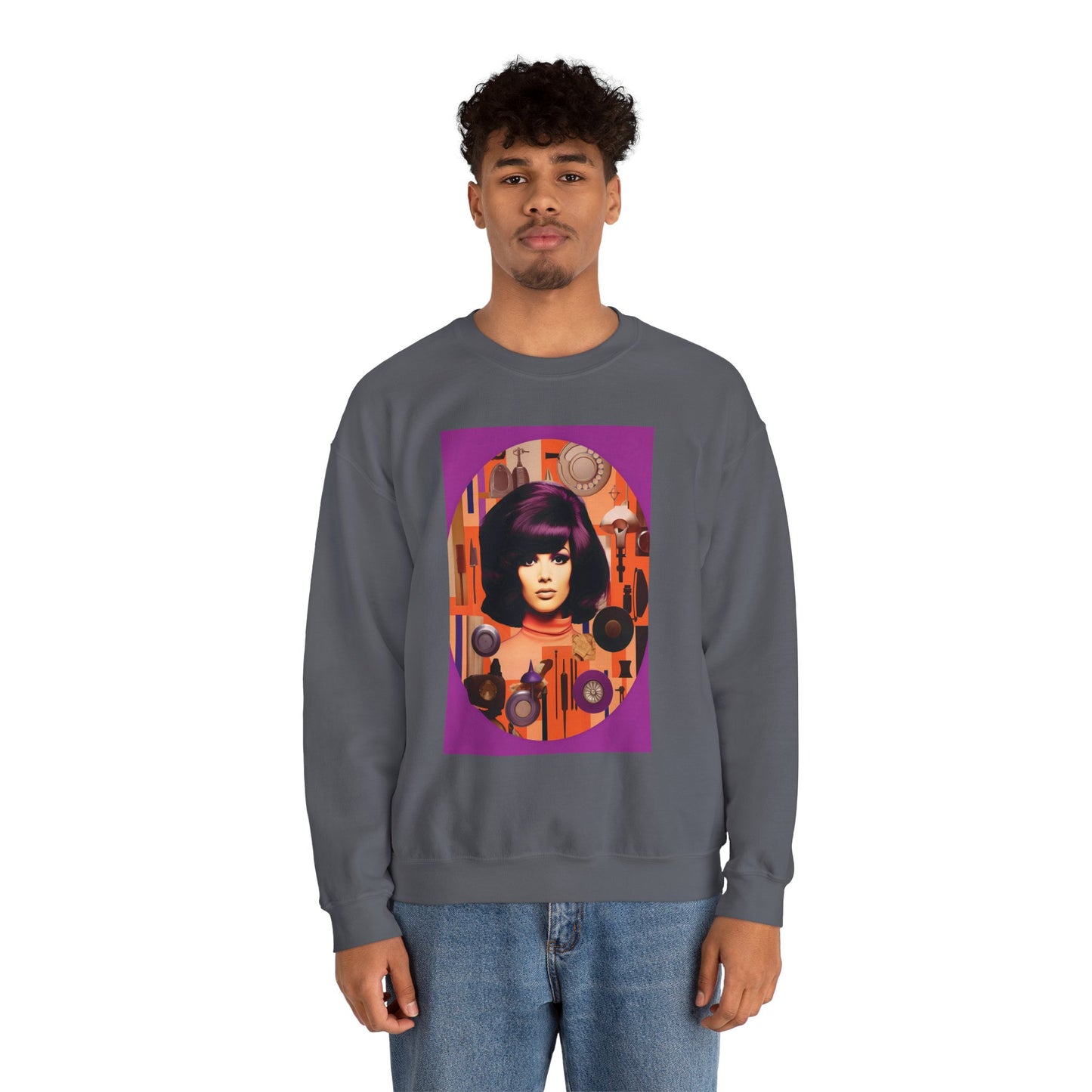 Purple Hue Unisex Heavy Blend™ Crewneck Sweatshirt