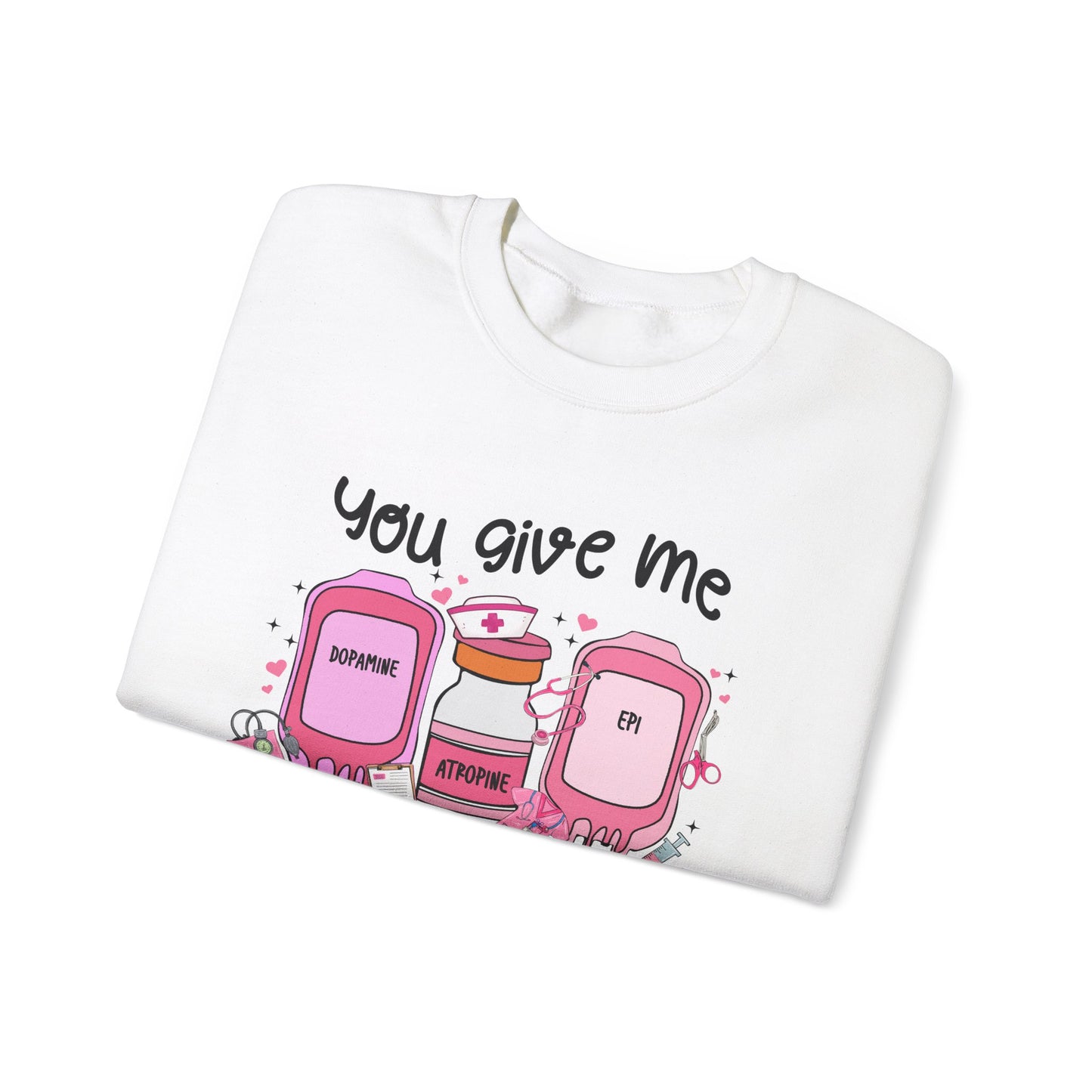 You Give Me Tachycardia Unisex Heavy Blend™ Crewneck Sweatshirt