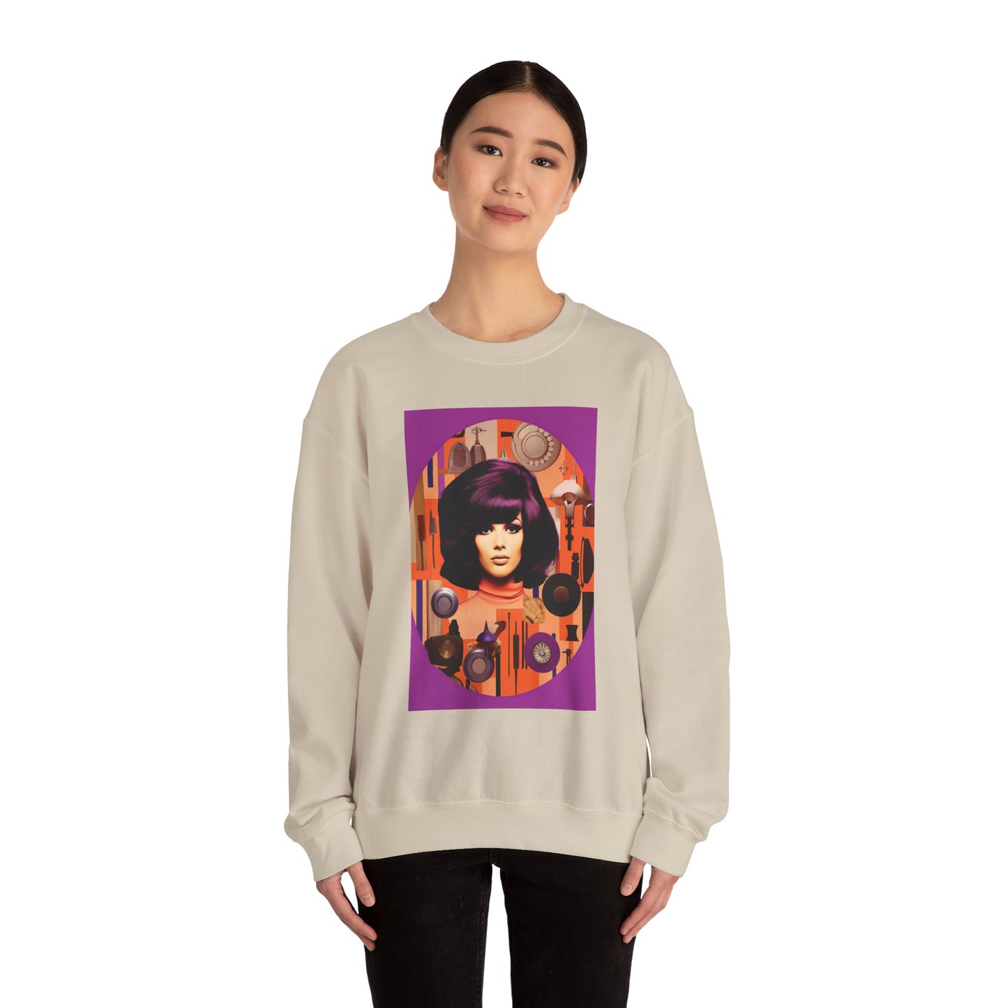 Purple Hue Unisex Heavy Blend™ Crewneck Sweatshirt
