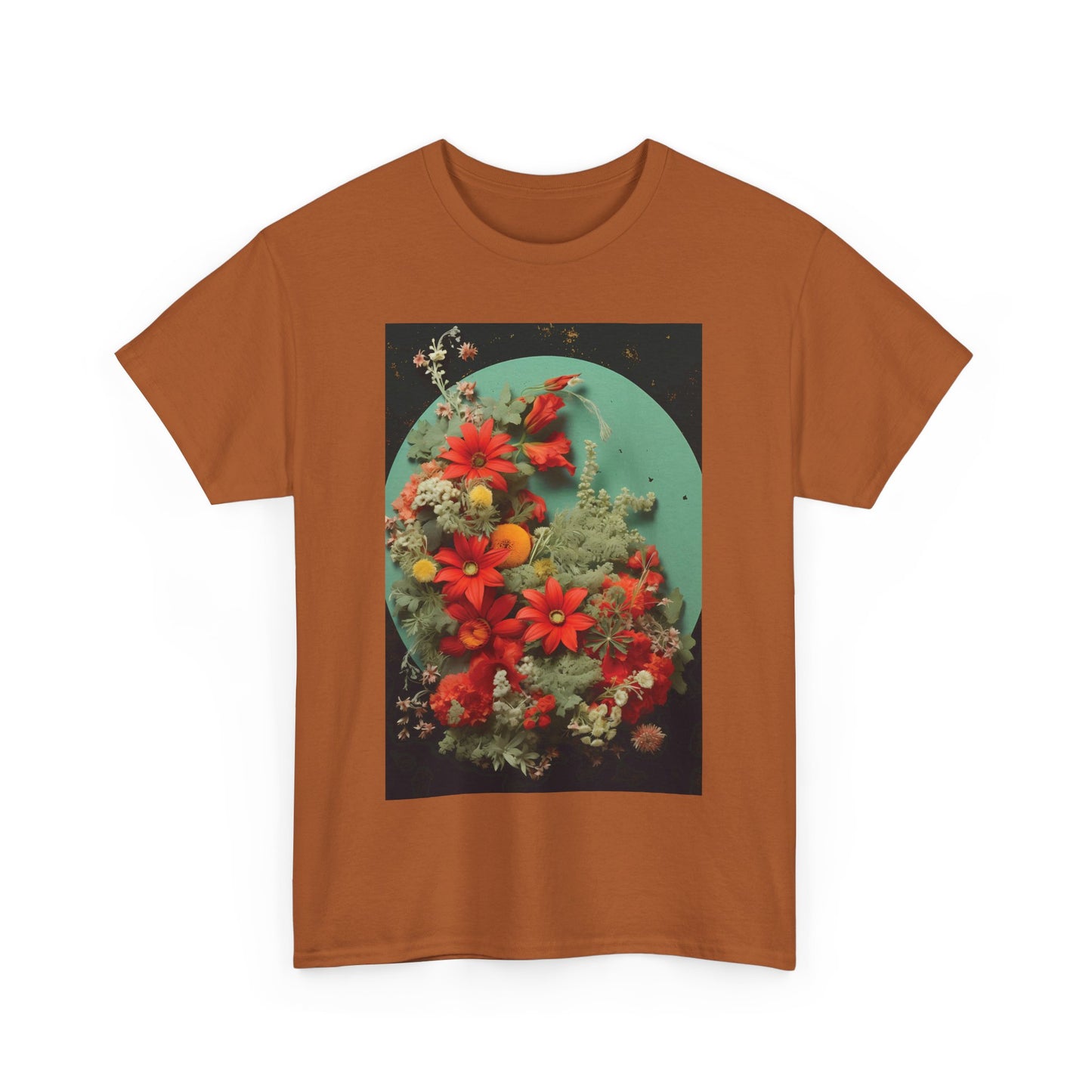 Flower Garden Unisex Heavy Cotton Tee