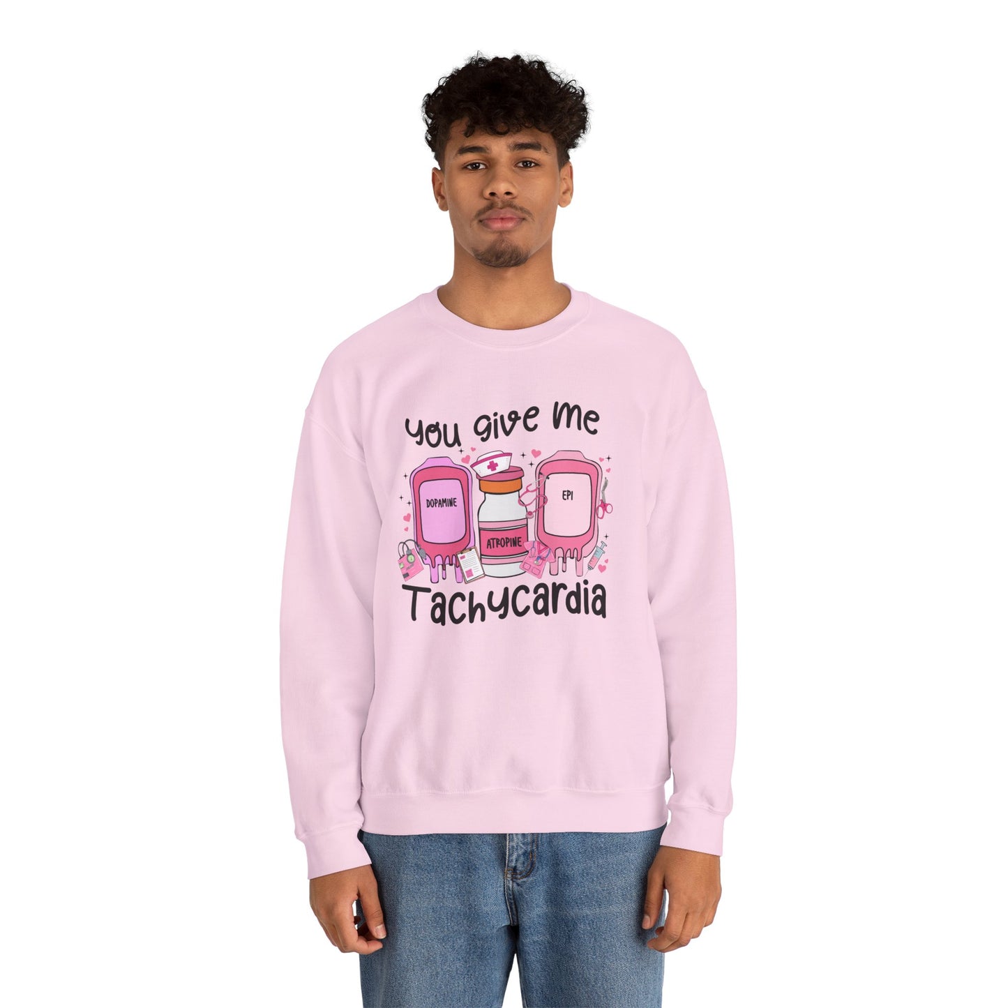 You Give Me Tachycardia Unisex Heavy Blend™ Crewneck Sweatshirt