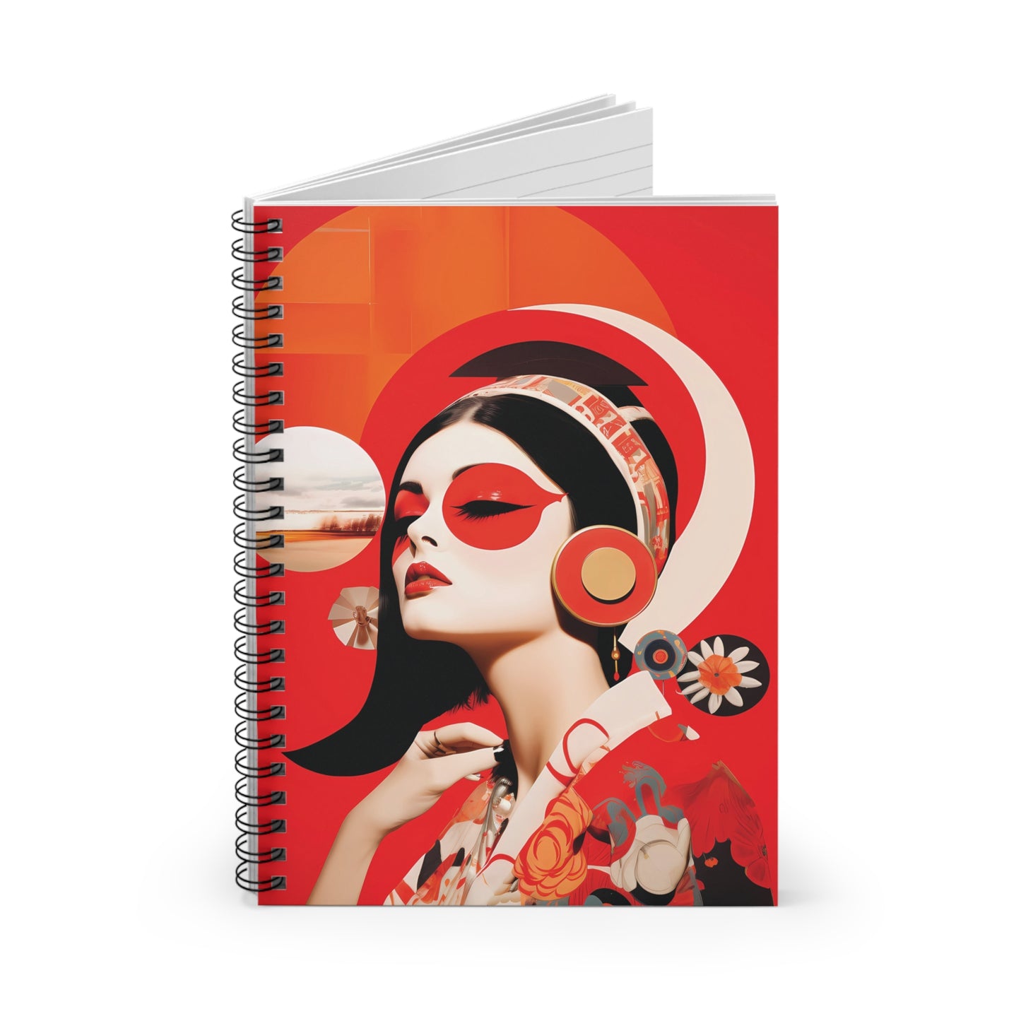 Golden Hour Babe Spiral Notebook - Ruled Line