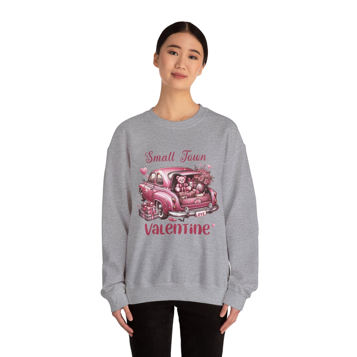 Small Town Valentine Unisex Heavy Blend™ Crewneck Sweatshirt