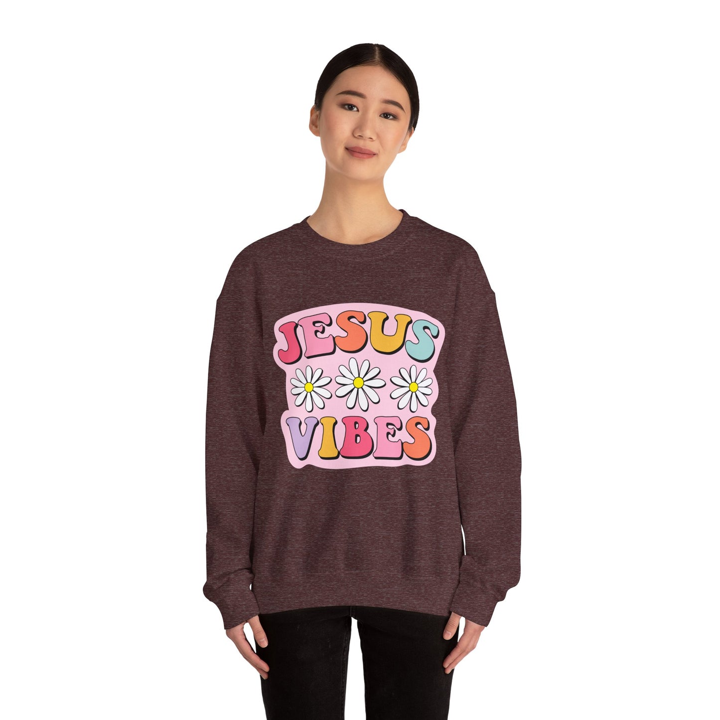 Jesus Vibes Unisex Heavy Blend™ Crewneck Sweatshirt