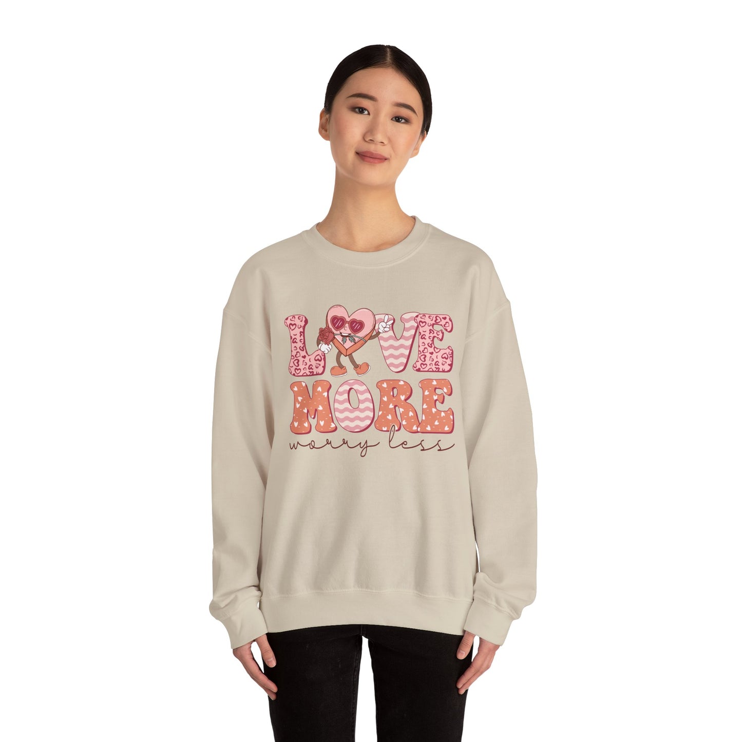 Love More Unisex Heavy Blend™ Crewneck Sweatshirt