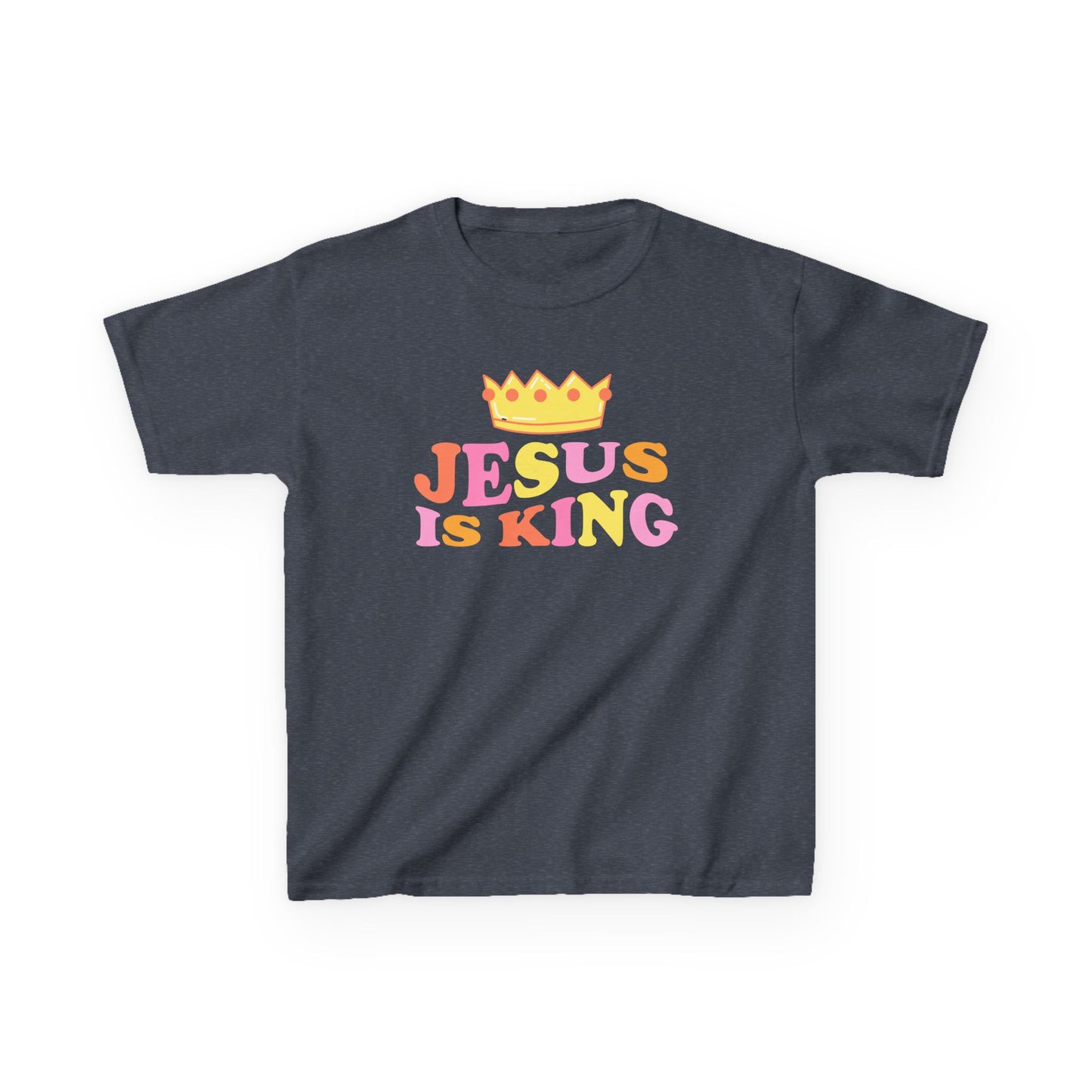 Jesus Is King Kids Heavy Cotton™ Tee