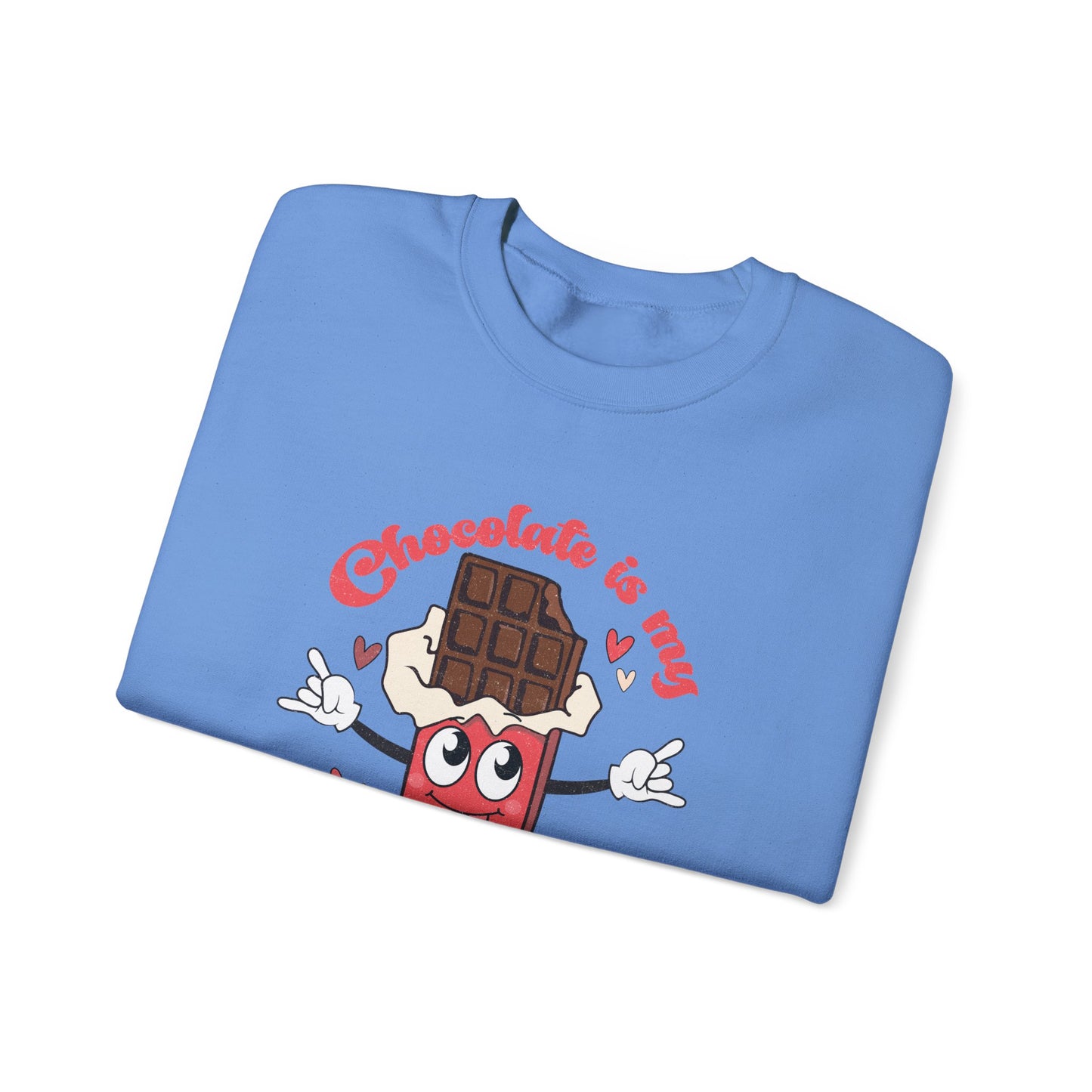 Chocolate is My Valentine Unisex Heavy Blend™ Crewneck Sweatshirt