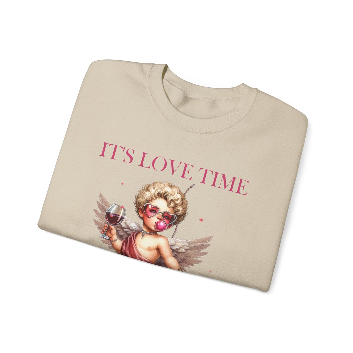 It’s Love Time Unisex Heavy Blend™ Crewneck Sweatshirt